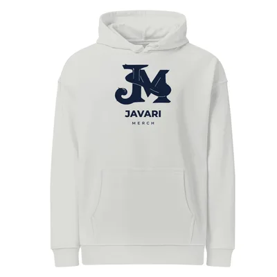 Unisex Organic Relaxed Slammer 2.0 Hoodie in Heather Grey
