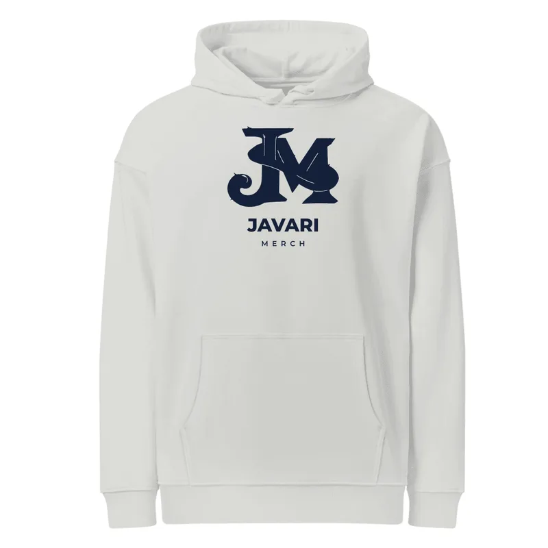 Unisex Organic Relaxed Slammer 2.0 Hoodie in Heather Grey