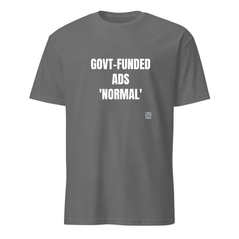 GOVT-FUNDED · ADS · 'NORMAL' in Graphite Heather