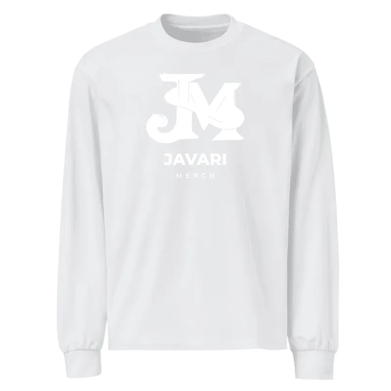 Unisex Premium Heavyweight Long Sleeve Shirt in Black
