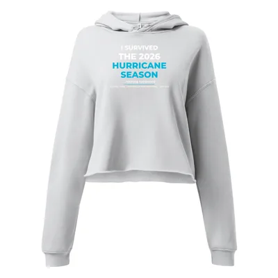 Women's Cropped Hoodie in Black