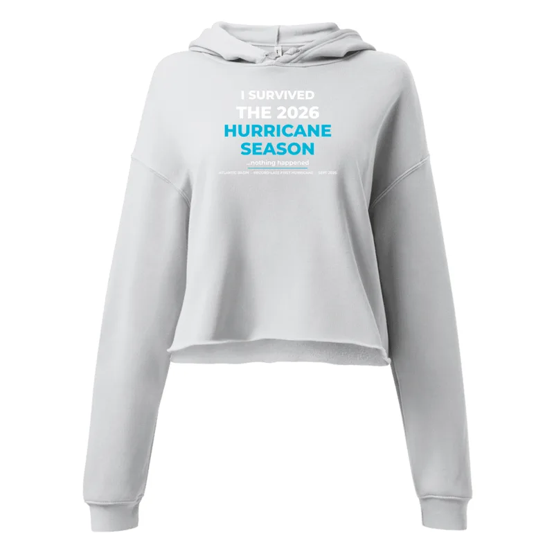 Women's Cropped Hoodie in Black