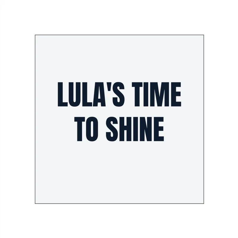 LULA'S TIME · TO SHINE in White