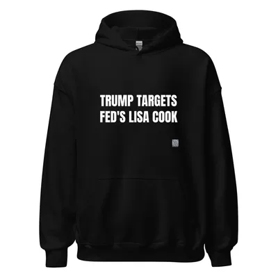TRUMP TARGETS · FED'S LISA COOK in Black