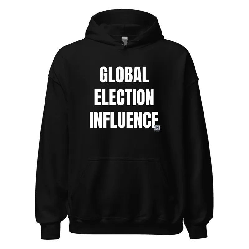 GLOBAL · ELECTION · INFLUENCE in Black