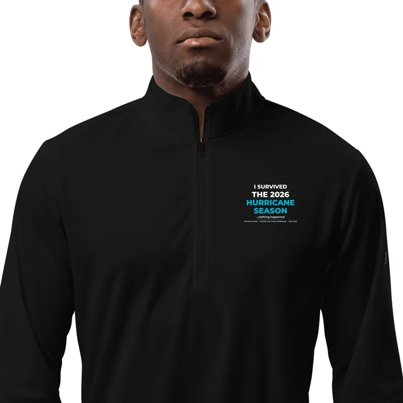 Men's Adidas Quarter-Zip Pullover in Black