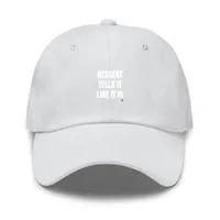 BESSENT · TELLS IT · LIKE IT IS — Dark Grey · One size