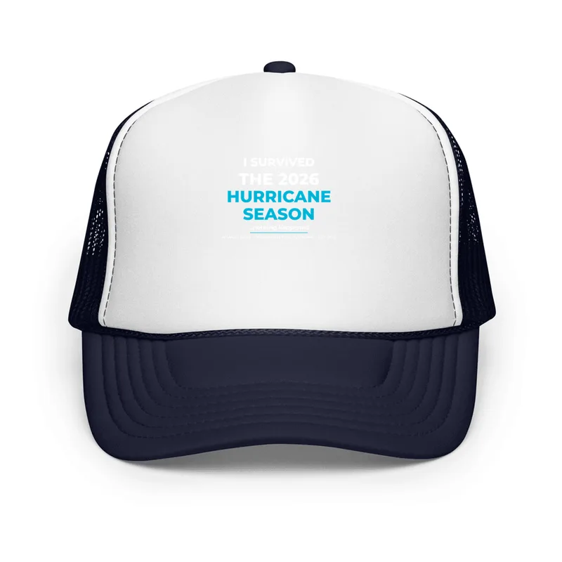 Foam Trucker Hat in Navy/ White/ Navy