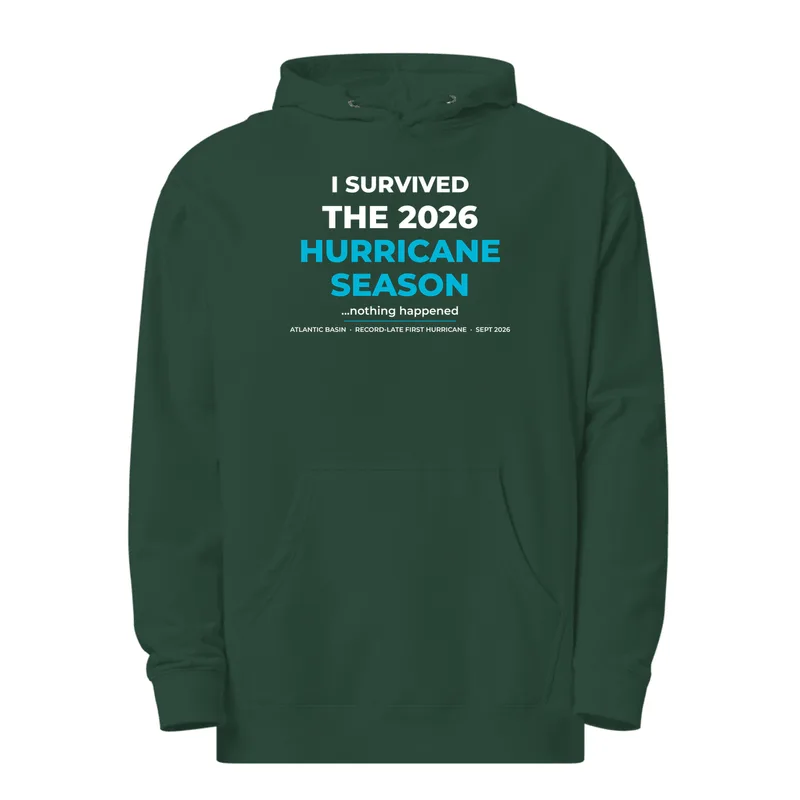 Unisex Midweight Hoodie in Alpine Green