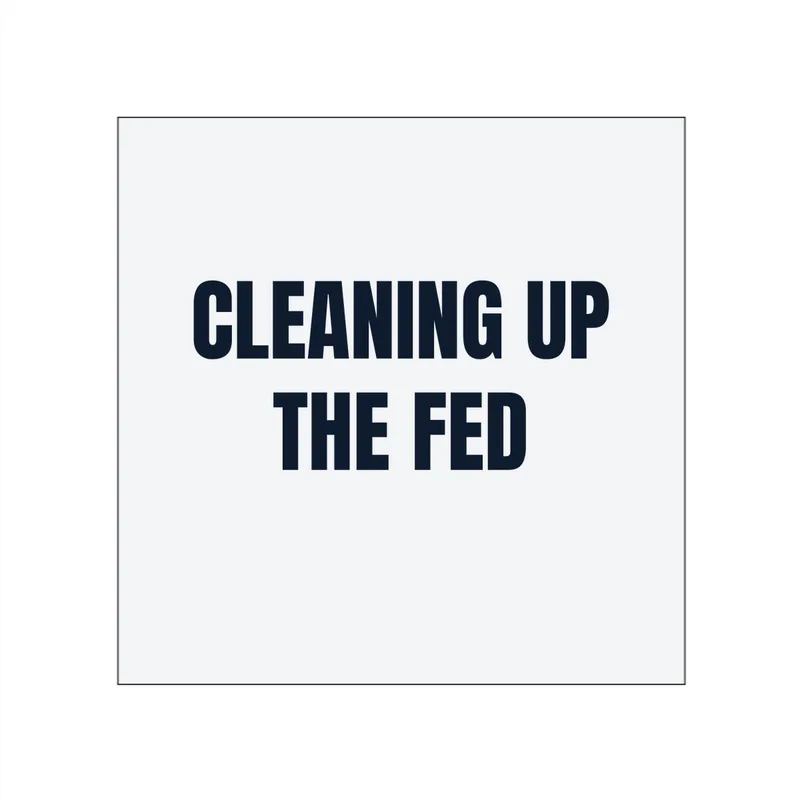 CLEANING UP · THE FED in White