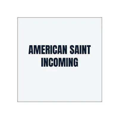 AMERICAN SAINT · INCOMING in White