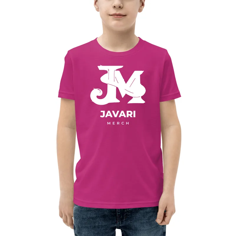 Youth Staple Tee in Berry
