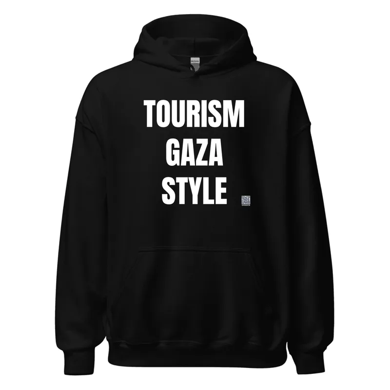 TOURISM · GAZA · STYLE in Black