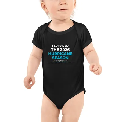 Baby Short Sleeve Bodysuit in Black
