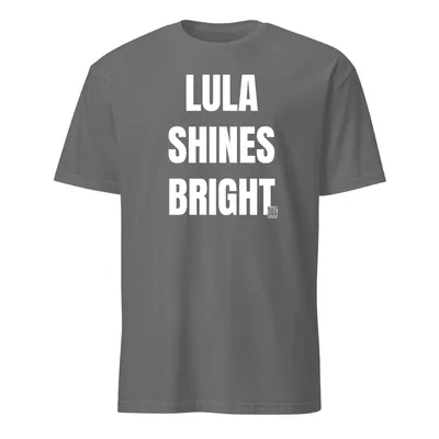 LULA · SHINES · BRIGHT in Graphite Heather