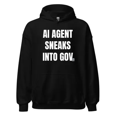 AI AGENT · SNEAKS · INTO GOV in Black