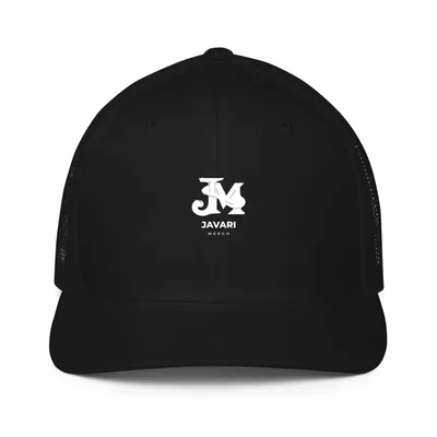 Closed-Back Trucker Cap in Black