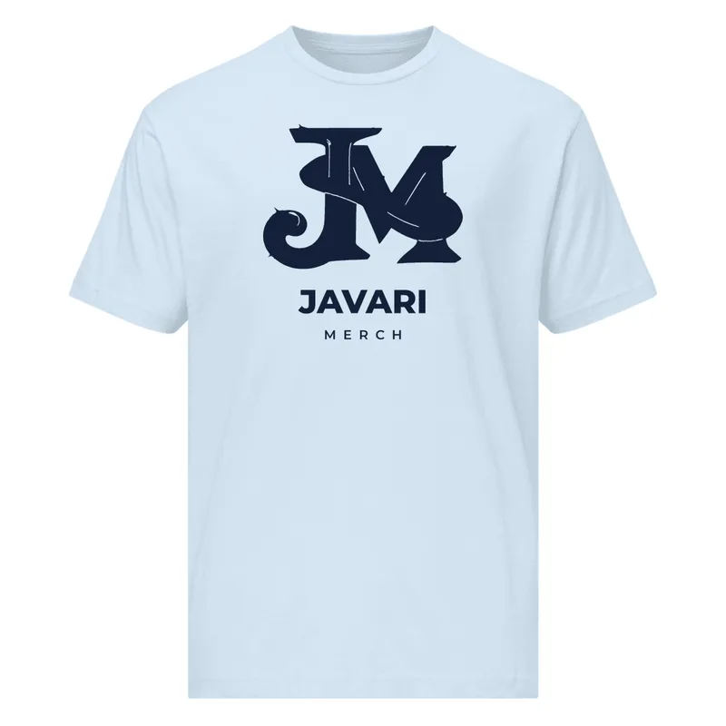 Unisex Fine Jersey Tee in Light Blue