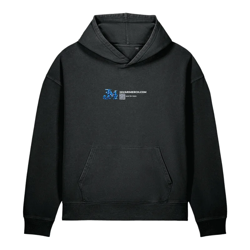 Unisex Garment-Dyed Chaser Vintage Hoodie in G. Dyed Black Rock