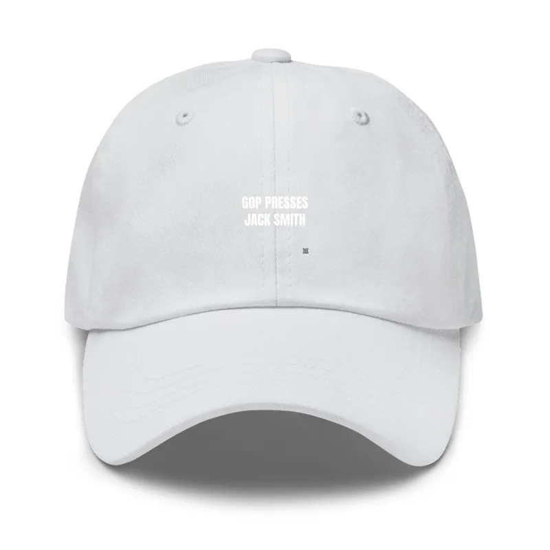 GOP PRESSES · JACK SMITH in Dark Grey