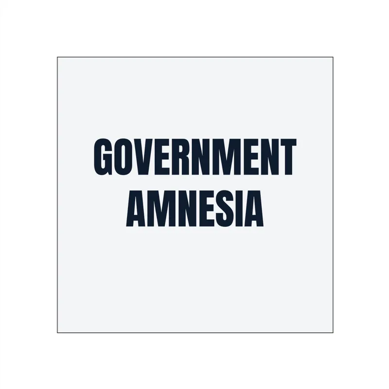 GOVERNMENT · AMNESIA in White