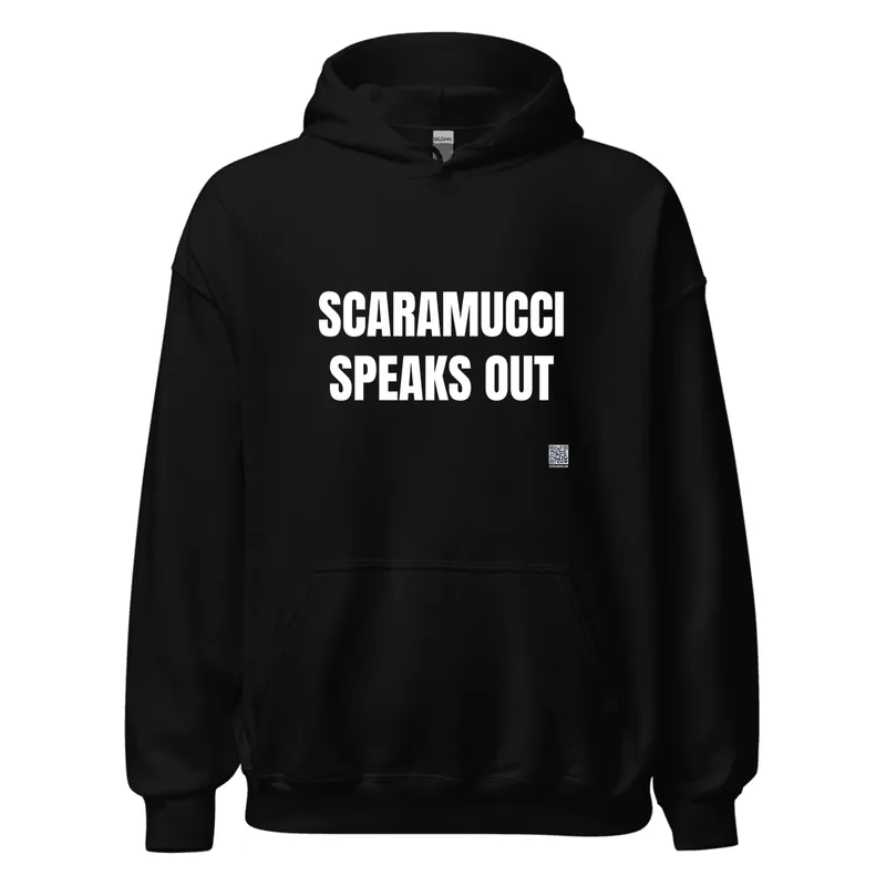 SCARAMUCCI · SPEAKS OUT in Black