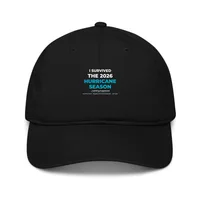 Organic Baseball Cap — Black · One size