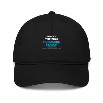 Organic Baseball Cap in Black