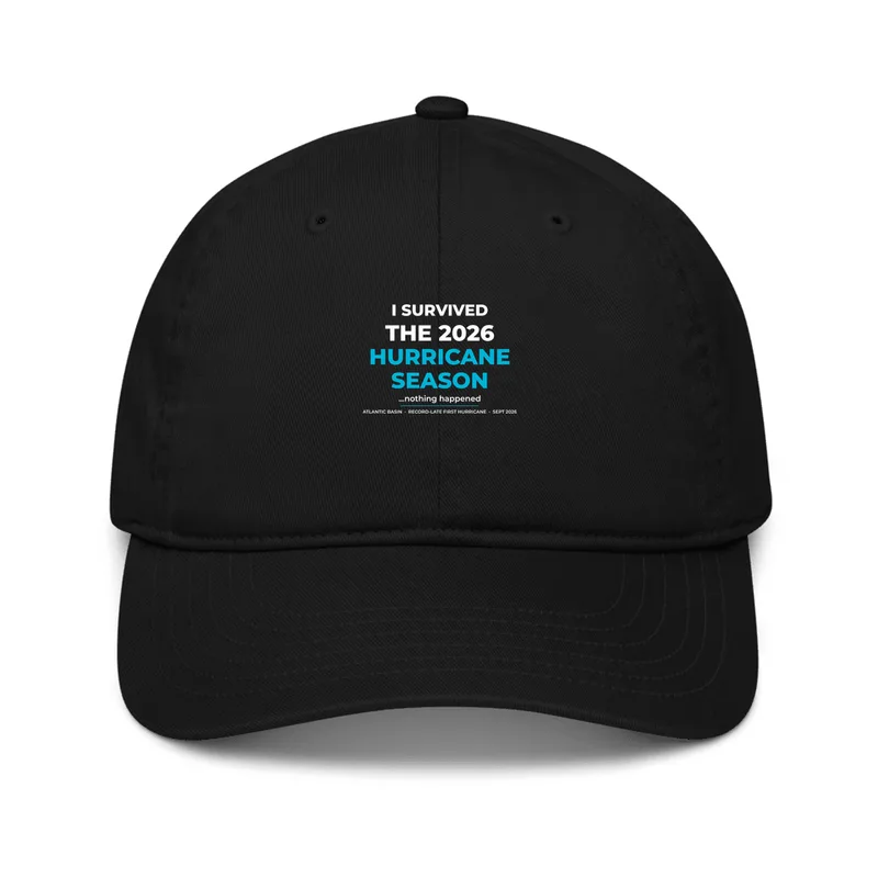 Organic Baseball Cap in Black
