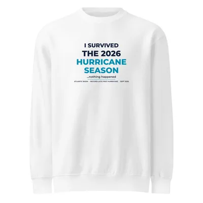 Unisex Premium Crew Neck Sweatshirt in Heather Grey