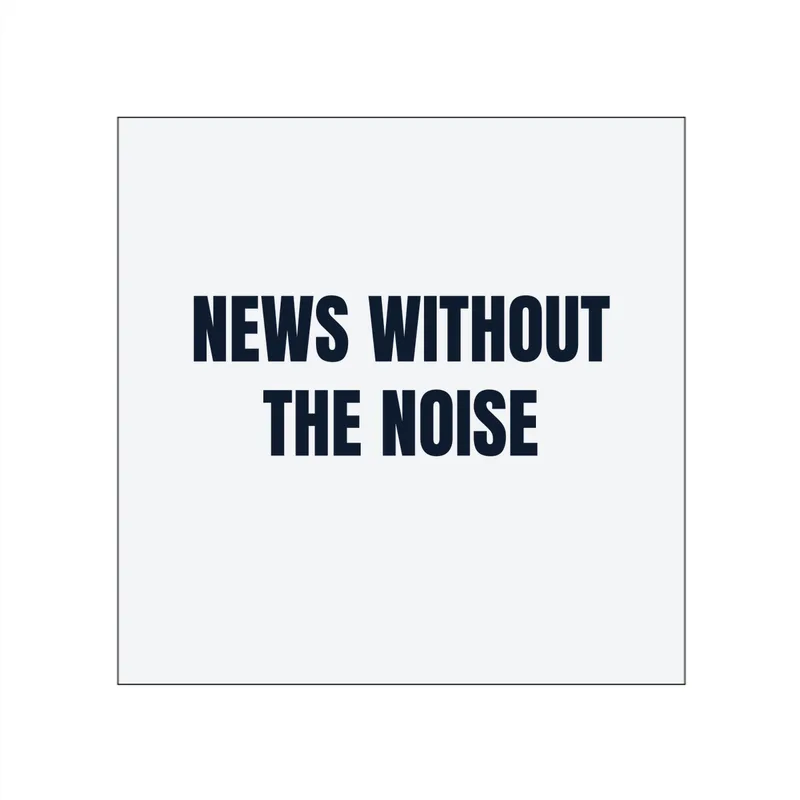 NEWS WITHOUT · THE NOISE in White