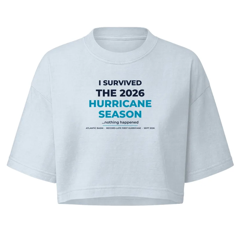 Women's Garment Dye Cropped Tee in Light Washed Denim