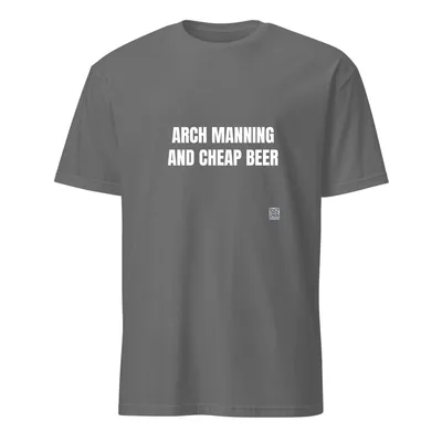 ARCH MANNING · AND CHEAP BEER in Graphite Heather