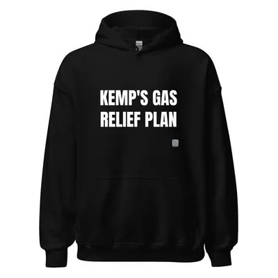 KEMP'S GAS · RELIEF PLAN in Black