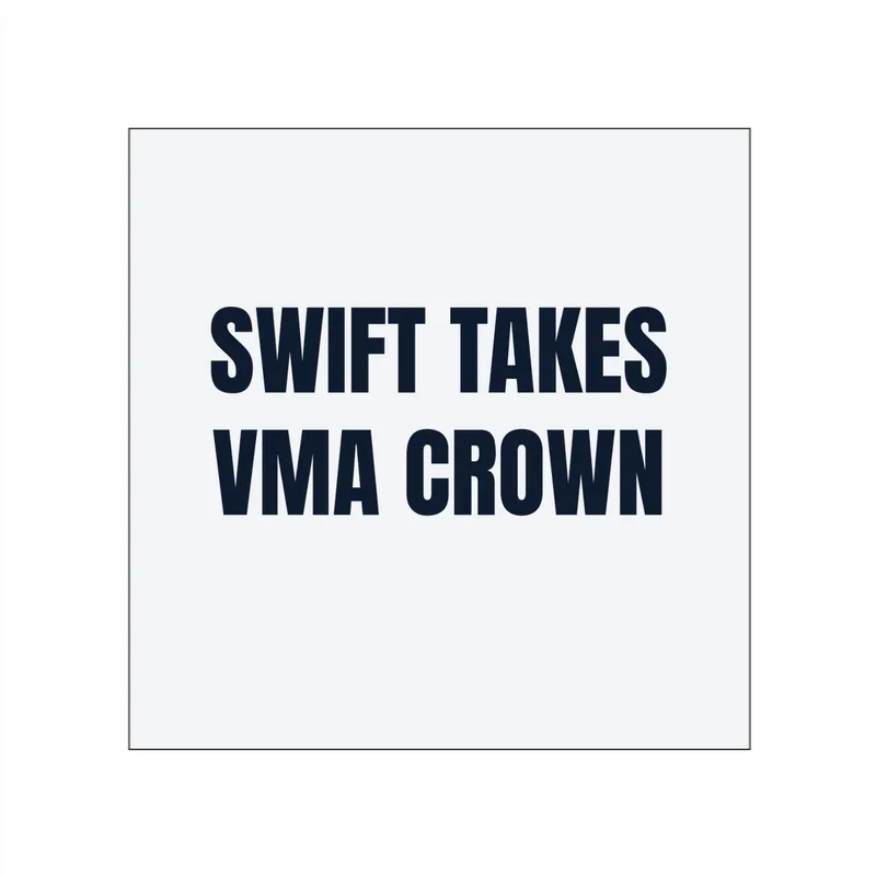 SWIFT TAKES · VMA CROWN in White