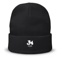 12" Cuffed Knit Beanie — Black · One size