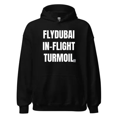FLYDUBAI · IN-FLIGHT · TURMOIL in Black