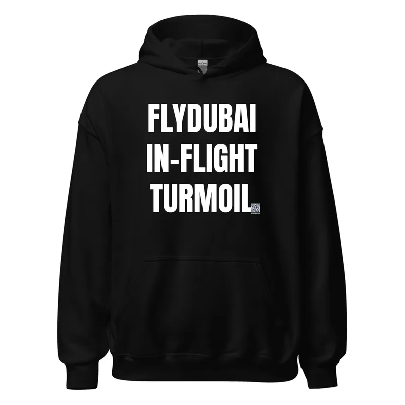 FLYDUBAI · IN-FLIGHT · TURMOIL in Black