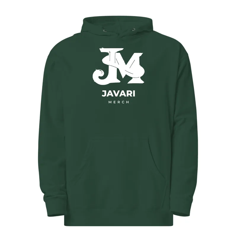 Unisex Midweight Hoodie in Alpine Green