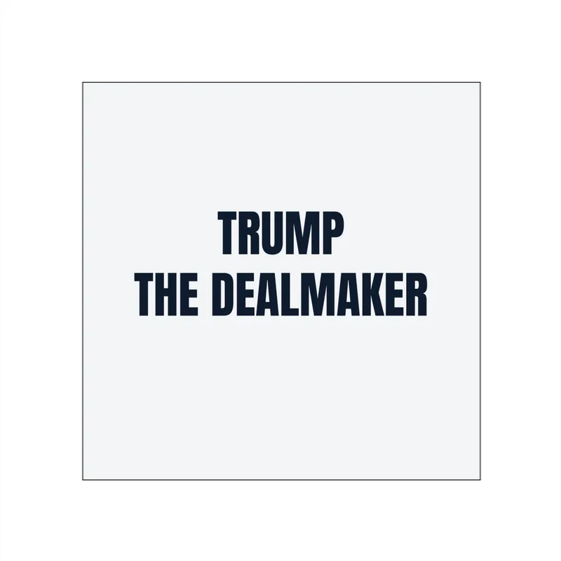 TRUMP · THE DEALMAKER in White