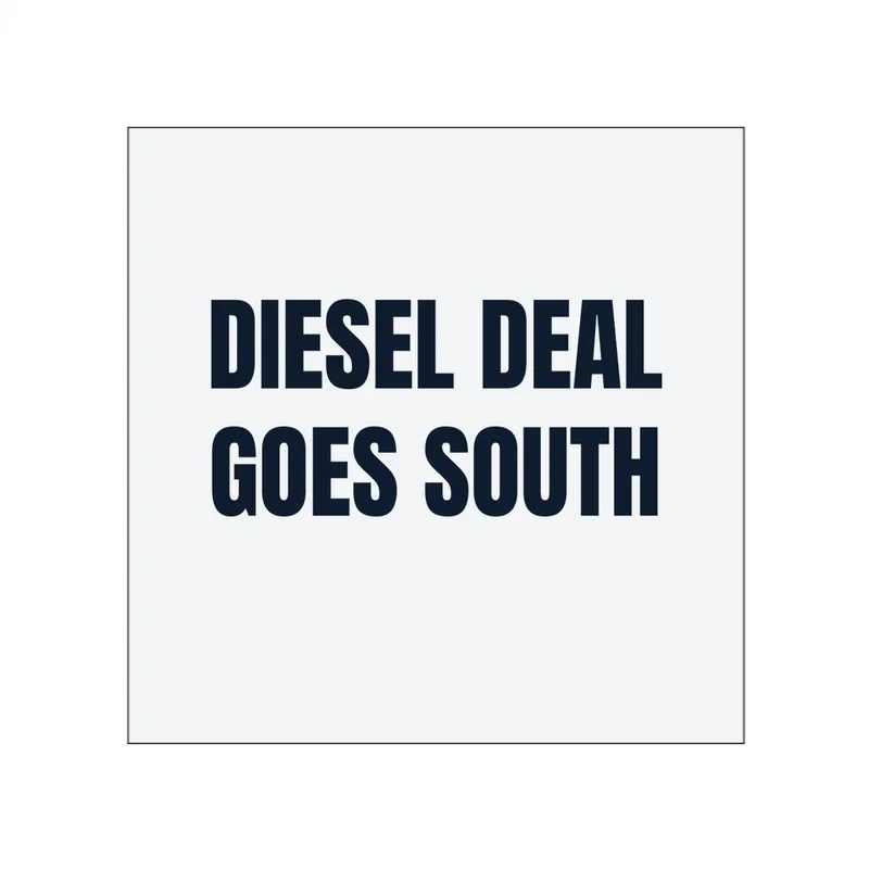 DIESEL DEAL · GOES SOUTH in White