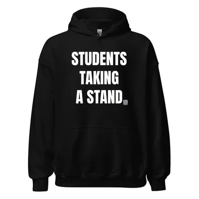 STUDENTS · TAKING · A STAND in Black
