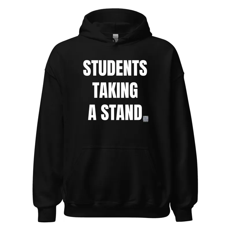 STUDENTS · TAKING · A STAND in Black
