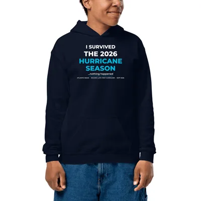 Youth Heavy Blend Hoodie in Navy