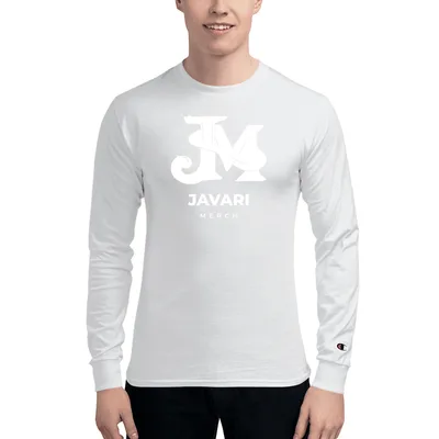 Men’s Champion Long Sleeve T-Shirt in Black