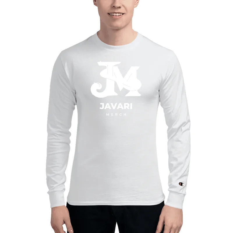Men’s Champion Long Sleeve T-Shirt in Black