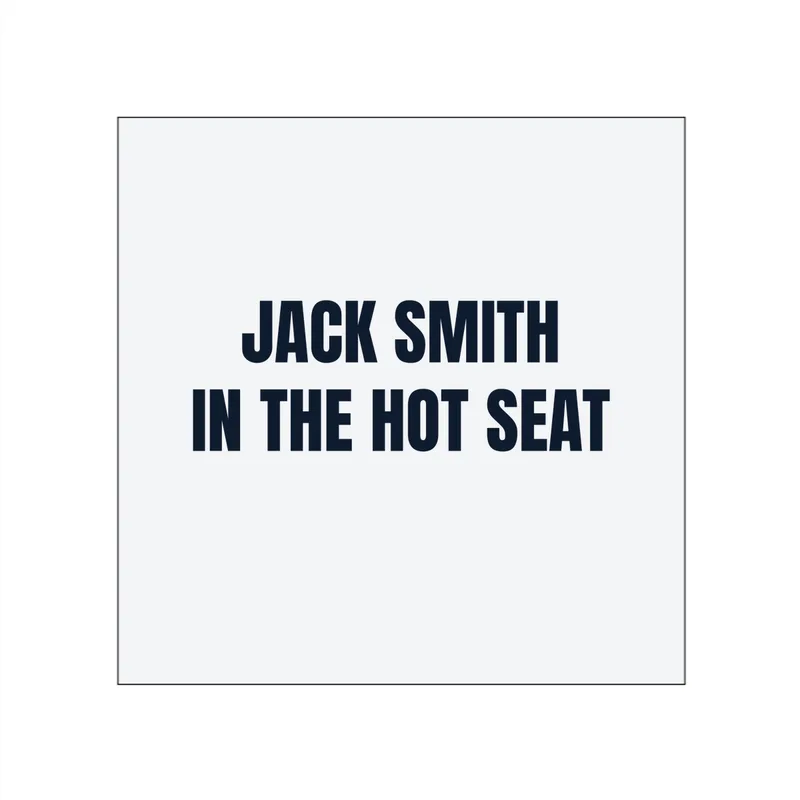 JACK SMITH · IN THE HOT SEAT in White