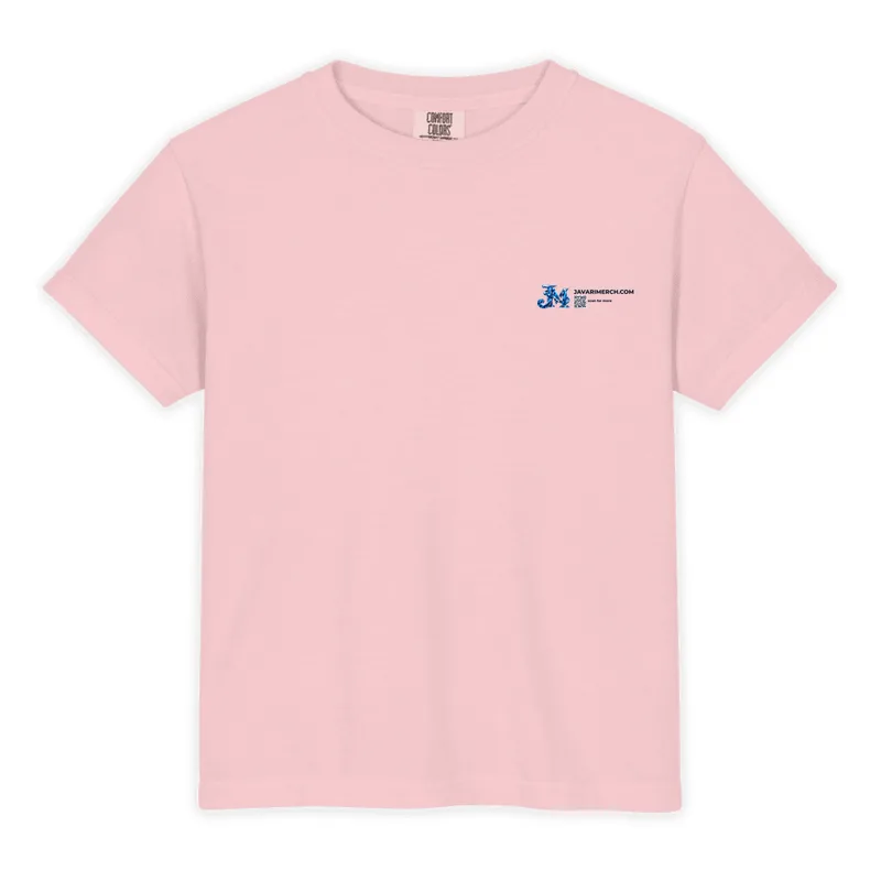 Youth Garment-Dyed Heavyweight T-Shirt in Blossom