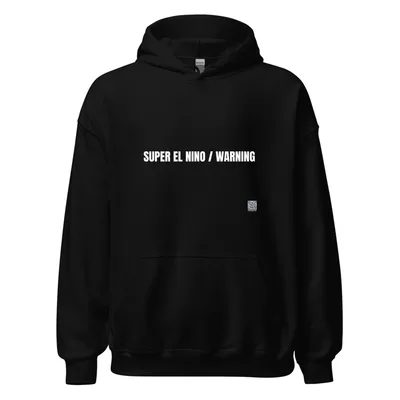 SUPER EL NINO / WARNING in Black