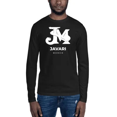 Men's Fitted Long Sleeve Shirt in Black